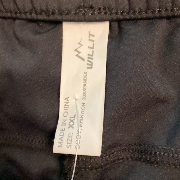 WILLIT Shorts size XXL color black brand new with tag inseam 3” - Picture 5 of 13